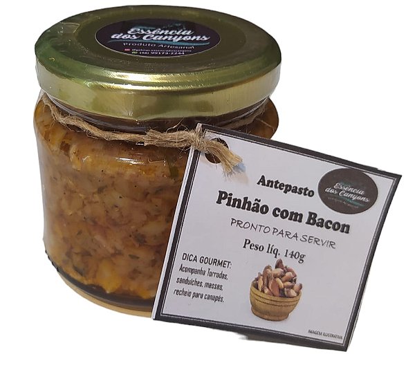 PINHÃO COM BACON 140G