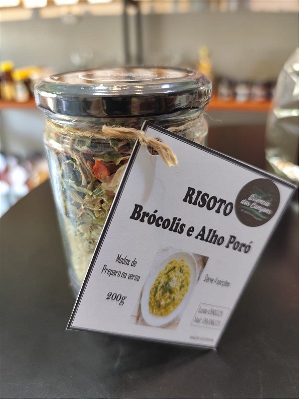 RISOTO BROCOLIS E ALHO PORÓ 200G