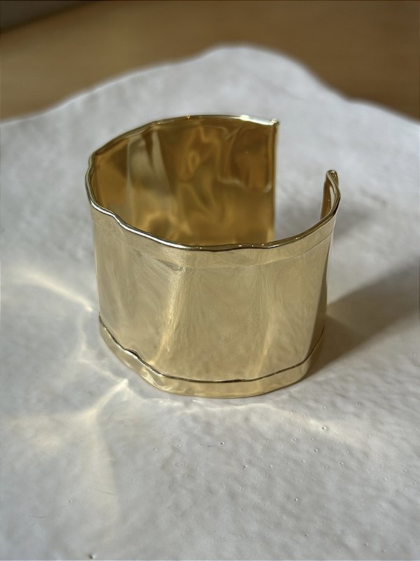 Bracelete Orgânico G Dourado