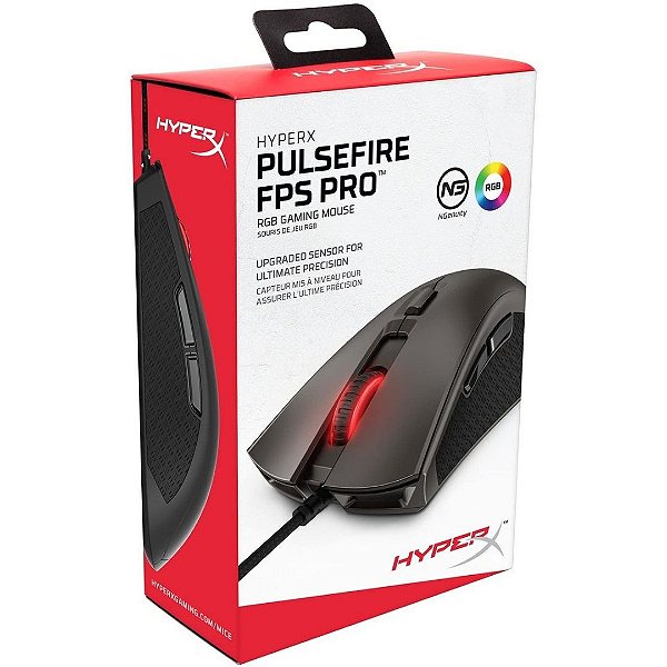 Mouse Gamer Hyperx - Pulsefire Fps Pro - 16000 DPi, RGB