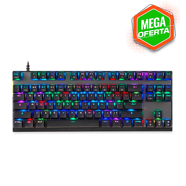 Teclado gamer Motospeed - CK82 - RGB, Switch Blue