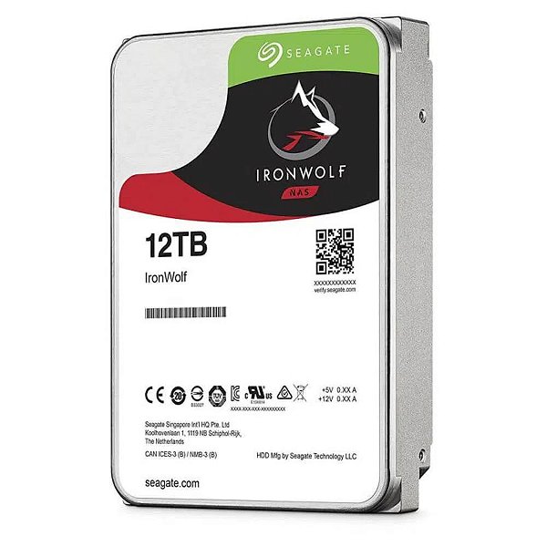 HD Seagate Ironwolf - 12TB - 5900Rpm, NAS