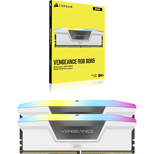 Memoria Corsair - Vengeance RGB 32GB - DDR5, RGB, 2x16GB, 6000MHz