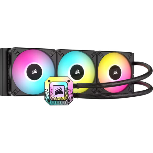 Water cooler Corsair - iCUE H150i ELITE CAPELLIX XT - RGB, compatível com o software iCUE, 360mm