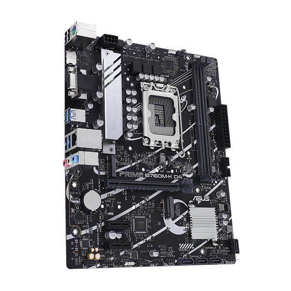 Placa mãe Asus - Prime B760M-K D4 - LGA 1700, DDR4, M.2, PCIe 4.0, Ethernet 2.5Gb