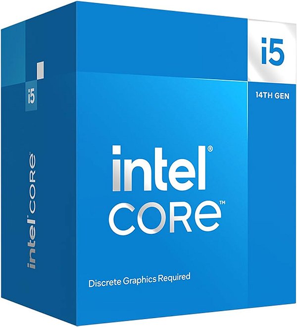 Processador intel - Core i5 14400F 3.5 Ghz (Turbo max: 4.7 GHz) - LGA1700, Sem video Integrado