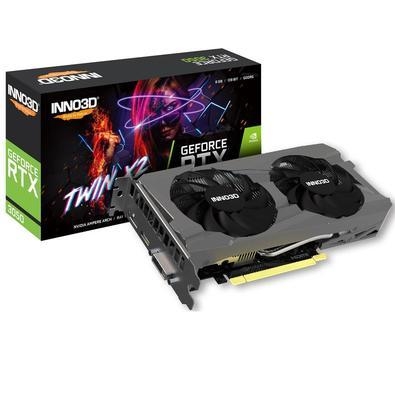 Placa De Vídeo RTX 3050, Inno3d, Geforce Twin X2, 8GB, GDDR6, 128 Bits