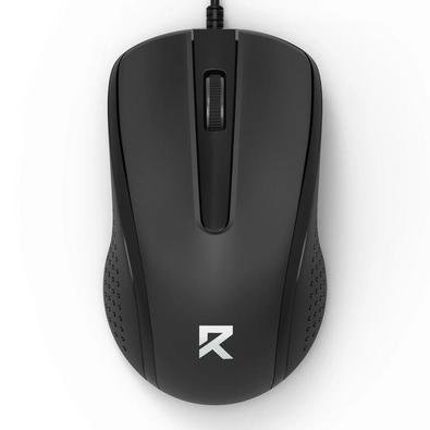 Mouse Gamer Redragon Office 1200 Dpi Com Fio Preto - BM-4049