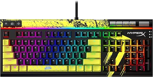 Teclado Gamer HyperX Alloy Elite 2 – Edição TimTheTatMan – RGB, Switch Red,ídi99retroiluminação RGB –