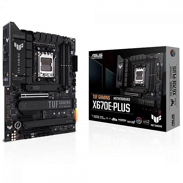 Placa Mãe Asus TUF Gaming X670E-PLUS, Chipset X670, AMD AM5, ATX, DDR5