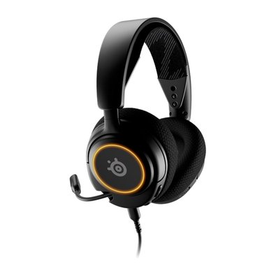 Headset Steelseries Arctis Nova 3, RGB, Drivers 40mm, USB-C, PC, Mac, PlayStation, Switch e Dispositivos Móveis, Preto