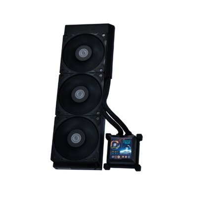 Water Cooler 360mm Lian Li Hydroshift Lcd 360s, Display Lcd, Black