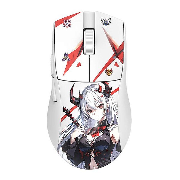 Mouse Gamer Redragon King Pro, 26000DPI, 5 Botoes, Wireless, Branco  - M916AK-PRO
