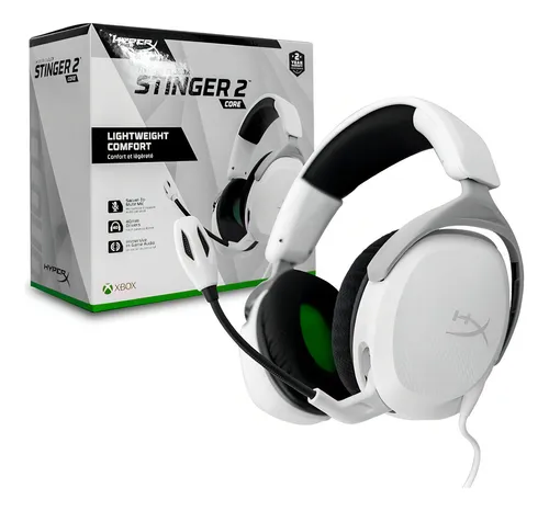 Headset Hyperx Cloudx Stinger 2 Core Cor Branco Xbox