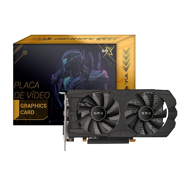 PLACA DE VIDEO BRX VGA RX 580 16GB BRX DDR5