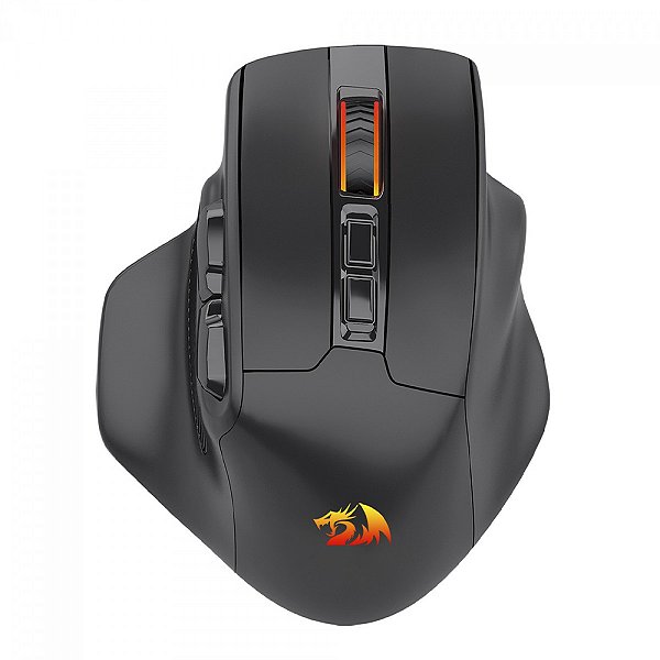 Mouse Gamer Redragon Bullseye Pro, RGB, Wireless, Bluetooth, 26000 DPI, 7 Botões Programáveis, Black - M806RGB-PRO
