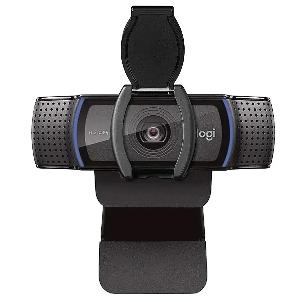Webcam Logitech C920e, Full HD, 1080p, USB, Business, Com Microfone Estéreo, Obturador de Privacidade - 960-001360