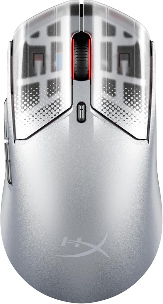 Mouse gamer HyperX Pulsefire Haste 2 S prata sem fio - 9B001AA