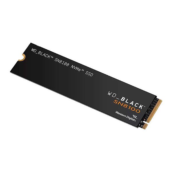 SSD WD Black SN8100, 4TB, M.2 2280, PCIe NVMe, Leitura 14900MB/s, Gravacao 14000MB/s, WDS400T1X0M