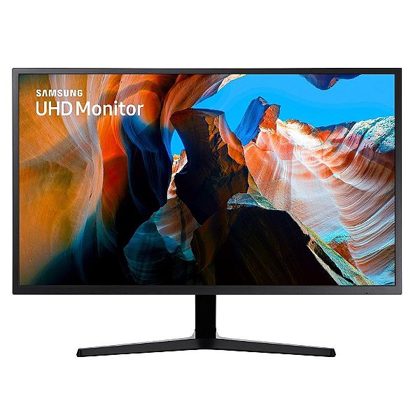 Monitor Profissional Samsung 32", 4K, 60Hz, HDMI e DisplayPort, 138% sRGB, FreeSync - LU32J590UQLMZD