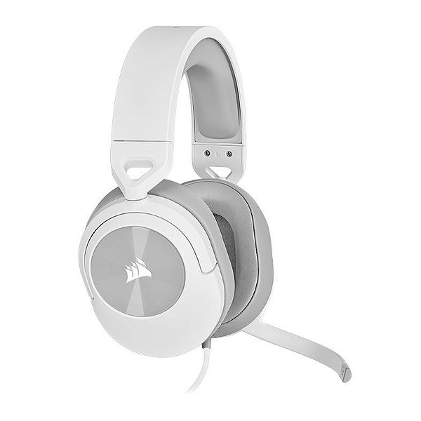 Headset Gamer Corsair HS55 Surround, Drivers de 50mm, 3.5mm, Branco, CA-9011266-NA