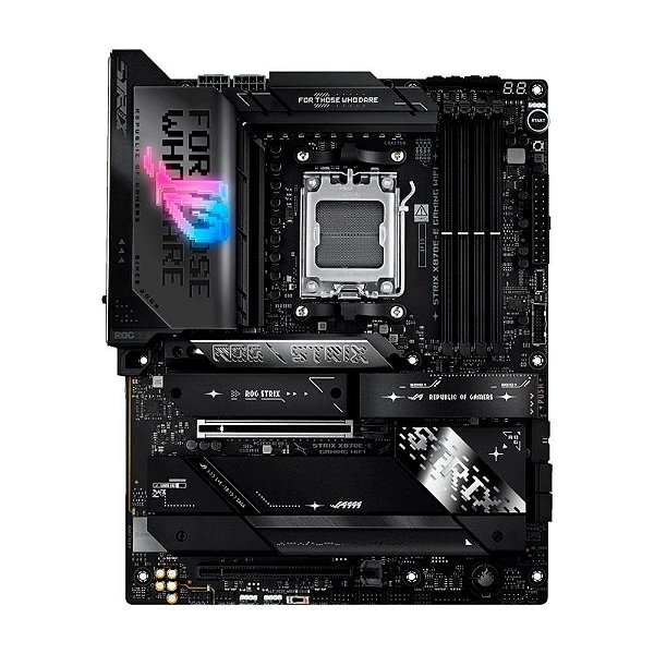 Placa Mãe Asus ROG STRIX X870 E-E GAMING WIFI 7, AMD AM5, DDR5, WIFI - 90MB1IB0-M0EAY0