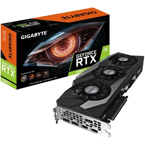 Placa de Video Gigabyte GeForce RTX 3080 TI GAMING OC 12GB GDDR6X 384 BITS - GV-N308TGAMING OC-12GD **** PRODUTO SEMINOVO ****