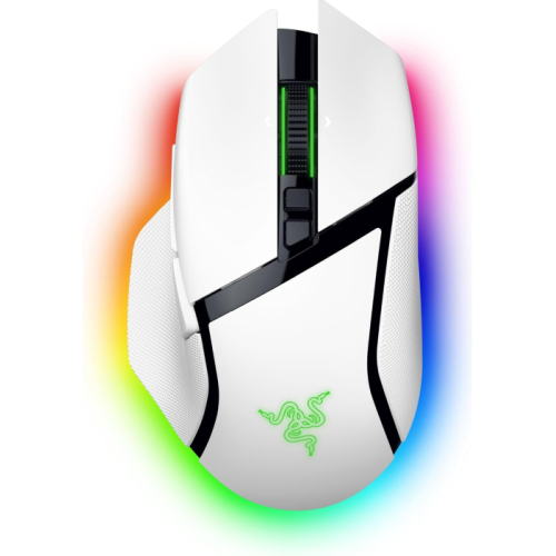 Mouse Sem Fio Gamer Razer Basilisk V3 PRO 35K White Wireless Focus Pro 35K Gen-2 - RZ01-05240100-R3U1