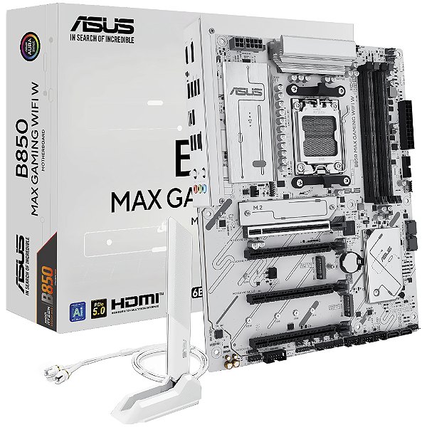 Placa Mãe ASUS B850 Max Gaming Wi-Fi W Socket AM5 / DDR5 - 90MB1M10-M0EAY0