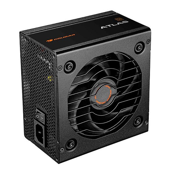 Fonte Cougar Atlas 650, 650W, 80 Plus Bronze, Preta - CGR-BD-650