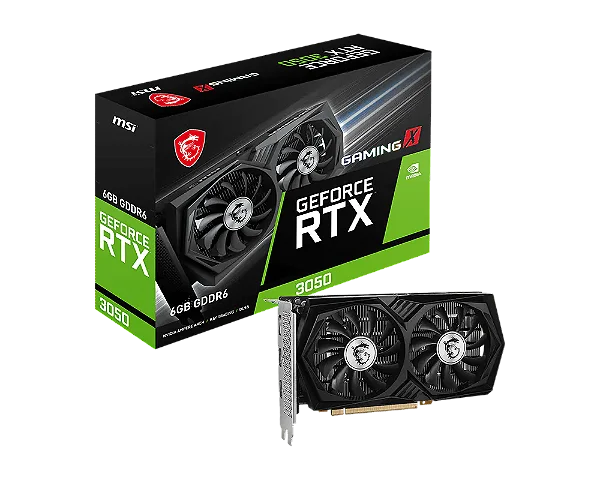 Placa de Video GeForce RTX™ 3050 GAMING X 6G - 912-v812-075