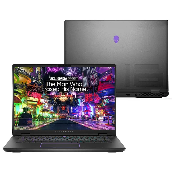 Notebook Dell Alienware M16 R2 - 16" Qhd+ Intel® Core™ Ultra 7 32gb 1TB SSD RTX 4060 Win 11 - Aw16-u7155h-m20p