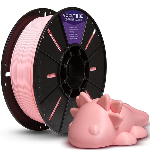Filamento PLA Rosa Bebê High Speed Premium - 1Kg