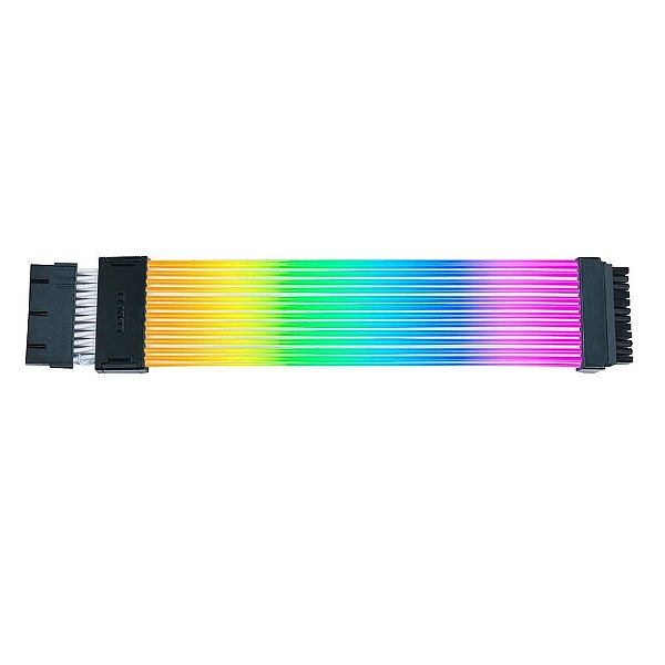 Cabo Extensor Lian Li Strimer Wireless, RGB, 24P, Preto - PW24-1W BLACK