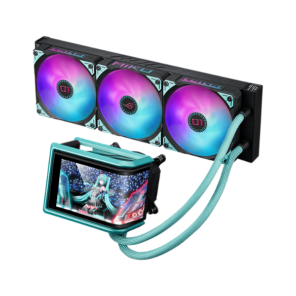 Water Cooler ROG RYUO IV 360 ARGB Hatsune Miku Edition - RYUO-IV-360-ARGB-Hatsune-Miku