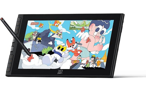 Mesa Digitalizadora XPPen Artist 12 V3 – Preto - Stift-Display – 11,9" – 1920 × 1080 (Full HD) – 16k -CD121FH-BK/CPCD121FH-BK