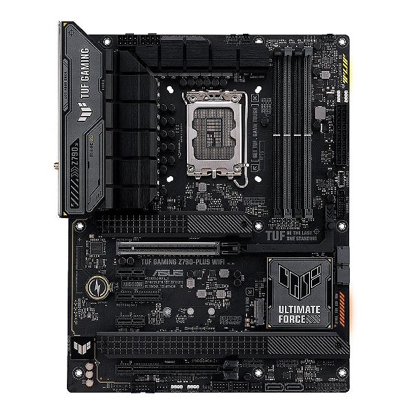 Placa-Mãe ASUS Tuf Gaming Z790-Plus, Intel, ATX, DDR5, RGB, Wi-Fi, Bluetooth, Preto - 90MB1D80-M1EAY0 **** PRODUTO SEM CAIXA ****