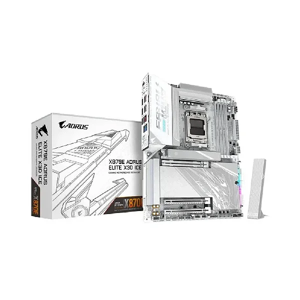 Placa Mãe Gigabyte X870e Aorus Elite X3d Ice Wi-fi 7 Am5 4xDDR5 Chipset Amd X870e Atx - 9MX87ETXE-00-G10