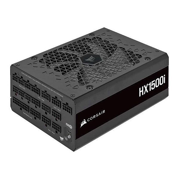 Fonte Corsair HX1500i, 1500W, Full Modular, 80 Plus Platinum, Preta - CP-9020215-NA