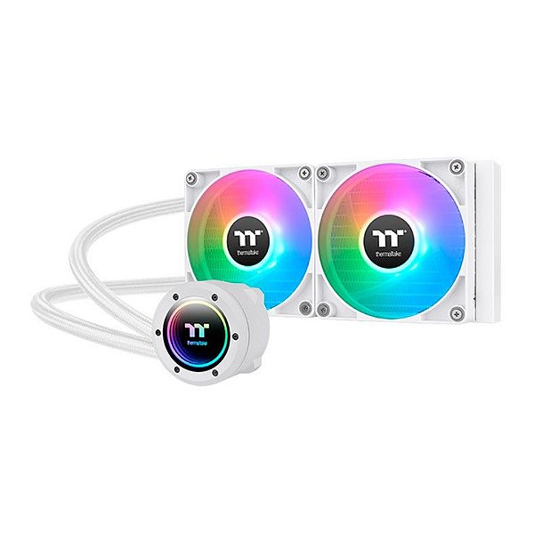 Water Cooler Thermaltake TH240 V2 Sync Snow Edition, ARGB, 240mm, Branco - CL-W364-PL12SW-A