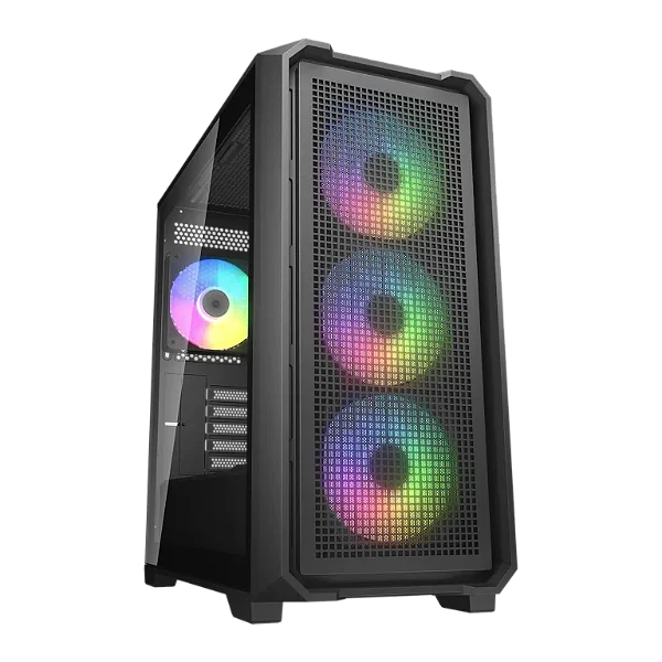 Gabinete Gamer Cougar MX600 Mini V2 ARGB Micro ATX Mini Tower - Preto - MX600-Mini-V2