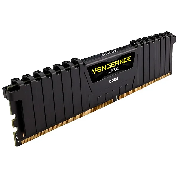 Memória Corsair Vengeance LPX 16GB 3200Mhz DDR4 C16 Black - CMK32GX4M2B3200C16