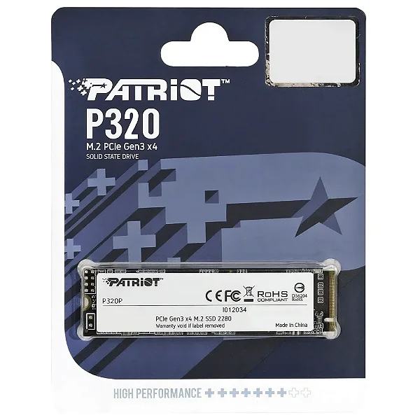 SSD Patriot M.2 1TB P320 Nvme - P320p1TBm28