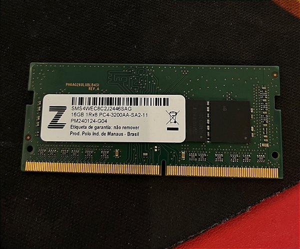 Memória para Nootebook, 16Gb, 3200mhz - NF5GAXK8L