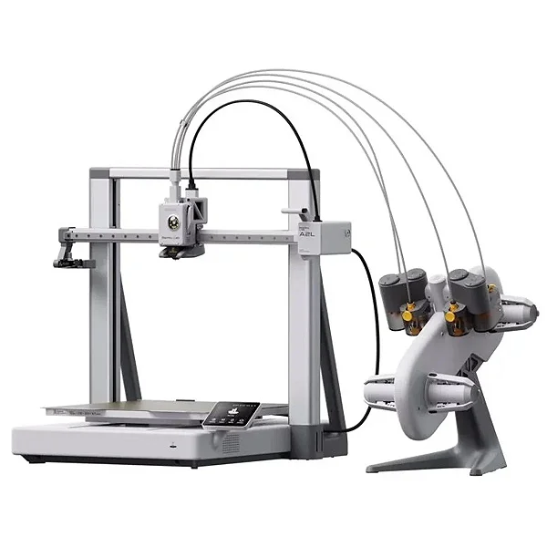 Impressora 3D Bambu Lab A2L + AMS lite (Combo), 110V, Área de Impressão 330x320x325mm, Wi-Fi + 2 filamentos de brinde - PF005-L+SA005-BRALV