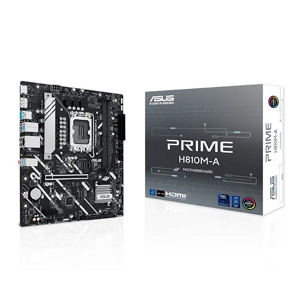 Placa Mae Asus Prime H810M-A, DDR5, LGA1851, M-ATX, Chipset Intel H810 - PRIME-H810M-A