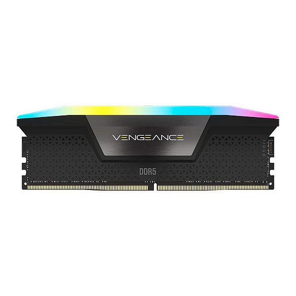 Memoria Corsair Vengeance, RGB, 16GB (1x16GB), DDR5, 5600MHz, C40, Preto - CMH16GX5M1B5600C40