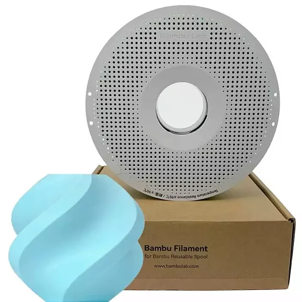Filamento Bambu Lab PLA Matte Azul Gelo 1kg - A01-B4-1.75-1000-SPL