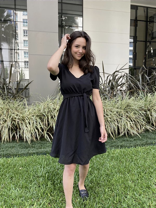 Vestido Basic preto