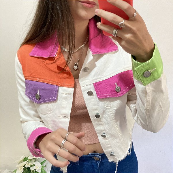 JAQUETA COLORS (APENAS G 42/44)